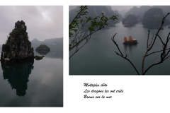 Haïkus et photographies : Baie d'Halong