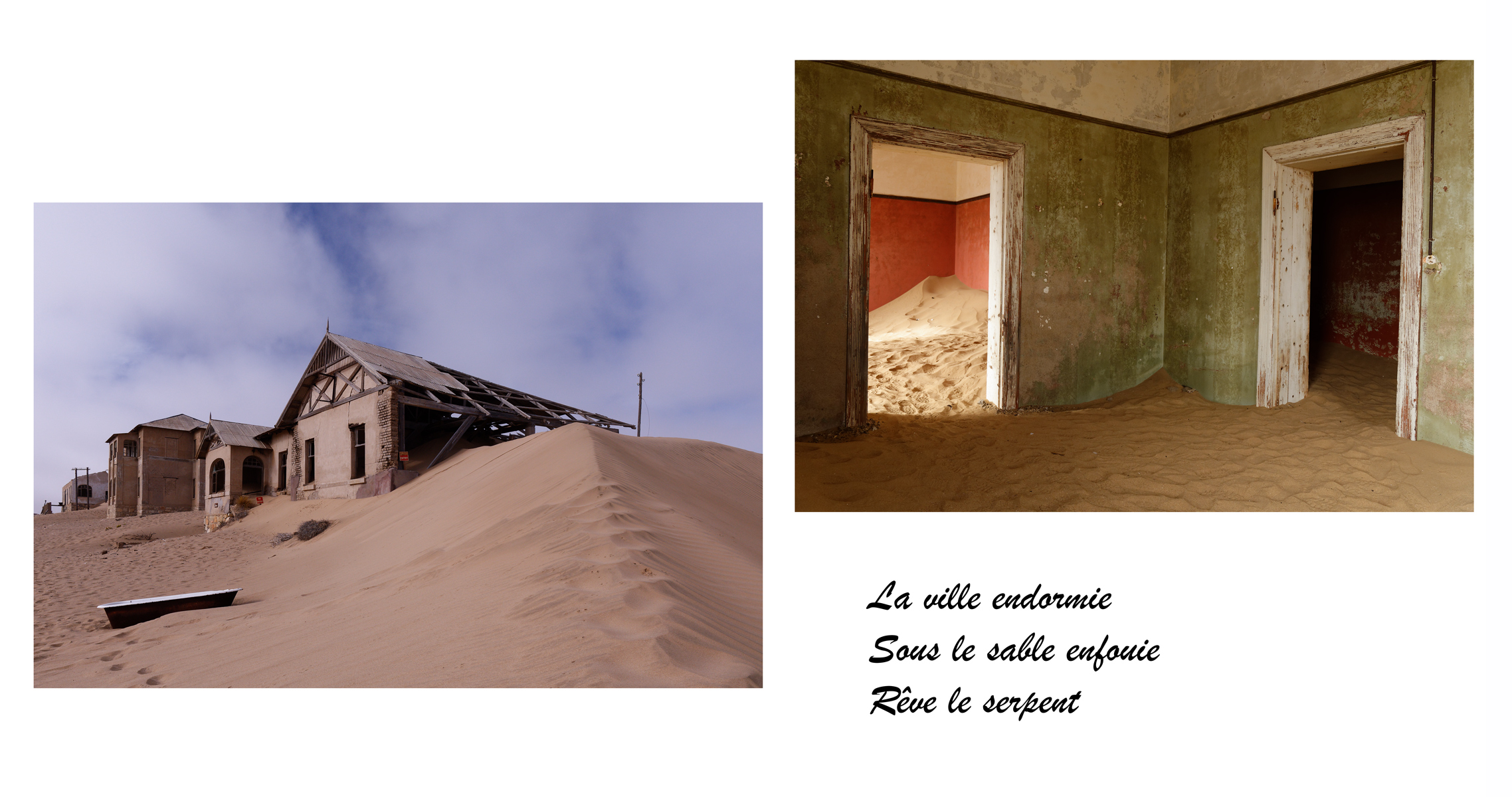 Haïkus et photographies : Kolmanskop (Namibie)